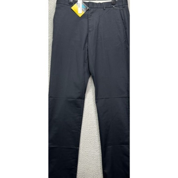 J Crew Ludlow Pants Mens 34X36 Black Khaki Chino Slim Fit‎ Pockets Straight NEW - Picture 1 of 13